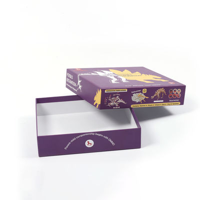 Καλή τιμή. Εμφανισμένο λογότυπο Ελαφρύ μαύρο χαρτί Κουτί δώρων για χαρτιά σε απευθείας σύνδεση