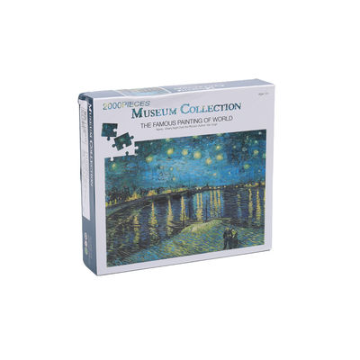 Καλή τιμή. 2000 κομμάτια Custom Printed Puzzles παζλ παγκόσμια διάσημη σειρά ζωγραφικής σε απευθείας σύνδεση