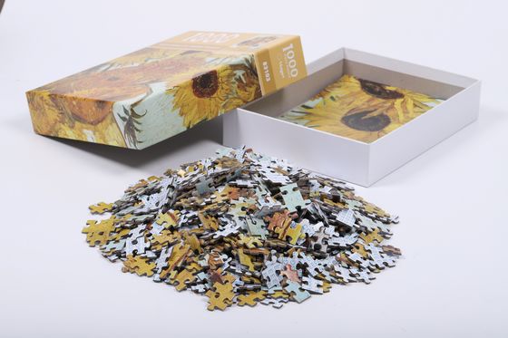 Μεσαία δυσκολία Προσαρμοσμένο τυποποιημένο ορθογώνιο παζλ Προσωποποιημένο με εικόνα και κείμενο