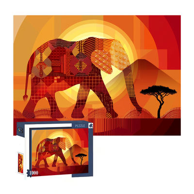 Καλή τιμή. Εκπαιδευτικό παζλ 1000 τεμαχίων με προσαρμοσμένο τύπωμα σε απευθείας σύνδεση